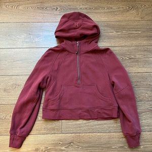 Lululemon cropped scuba hoodie